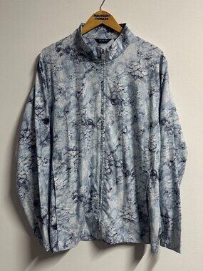 Scales Men's Full Zip Jacket Frigate Camo Grey Size XL